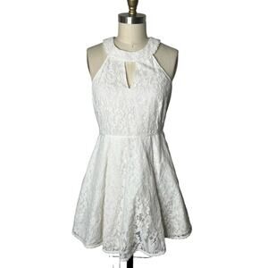 Draper James Payton White Lace Sleeveless Dress Size 6